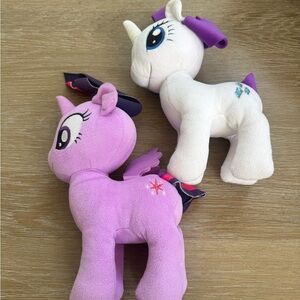 My Little Pony Sparkles & Twilight 10 inch plush toys stuffed animals